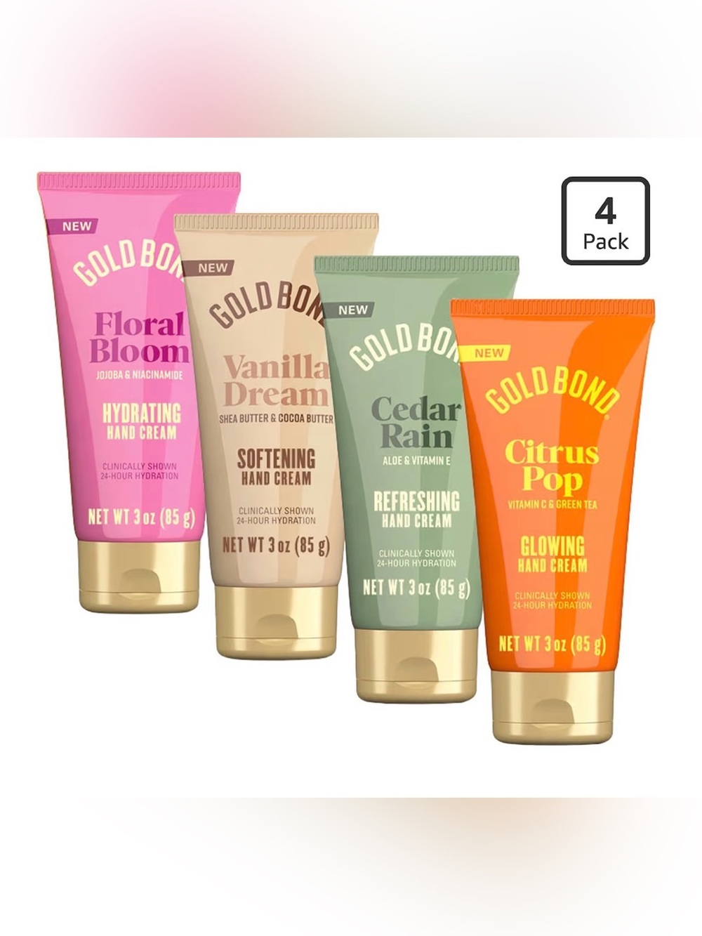 Gold Bond Hand Cream Set - 4 Pack (NEW)